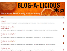 Tablet Screenshot of blogaliciousblogs.blogspot.com