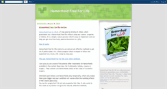Desktop Screenshot of hemorrhoidfreeforlife.blogspot.com