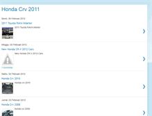 Tablet Screenshot of honda-crv-2011-info.blogspot.com