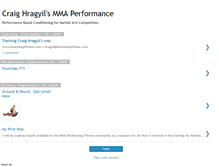 Tablet Screenshot of mmaperformance.blogspot.com