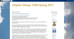 Desktop Screenshot of graphicdesign3200spring.blogspot.com