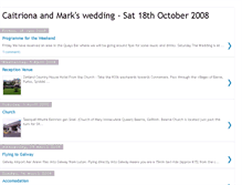 Tablet Screenshot of caitrionaandmark.blogspot.com