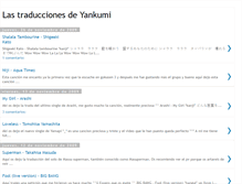 Tablet Screenshot of lastraduccionesdeyankumi.blogspot.com
