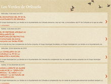 Tablet Screenshot of losverdesorihuela.blogspot.com