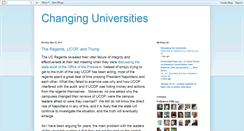 Desktop Screenshot of changinguniversities.blogspot.com