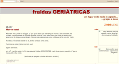 Desktop Screenshot of fraldageriatrica.blogspot.com