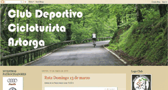 Desktop Screenshot of clubciclistaastorga.blogspot.com