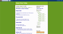 Desktop Screenshot of jesusvoicetoday.blogspot.com