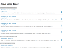 Tablet Screenshot of jesusvoicetoday.blogspot.com