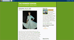 Desktop Screenshot of mannersdomina.blogspot.com