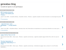 Tablet Screenshot of geneabax-blog.blogspot.com