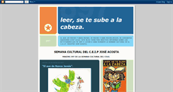 Desktop Screenshot of leersetesubealacabeza.blogspot.com
