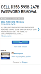 Mobile Screenshot of dellpassword.blogspot.com