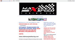 Desktop Screenshot of clubmaxspeedracing.blogspot.com