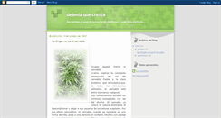 Desktop Screenshot of consumiendodrogas.blogspot.com