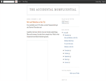 Tablet Screenshot of accidentalmomfluential.blogspot.com
