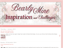 Tablet Screenshot of bearlymine-challenges.blogspot.com