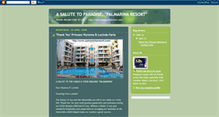 Desktop Screenshot of palmarinharesort.blogspot.com