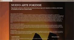 Desktop Screenshot of nuevoarteforense.blogspot.com
