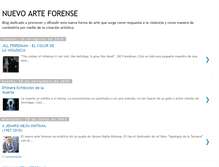 Tablet Screenshot of nuevoarteforense.blogspot.com
