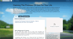 Desktop Screenshot of claiming-promises.blogspot.com