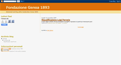 Desktop Screenshot of fondazionegenoa.blogspot.com