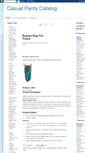 Mobile Screenshot of casualpantscatalog.blogspot.com