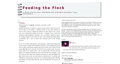 Desktop Screenshot of feeding-the-flock.blogspot.com