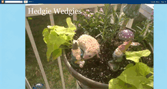 Desktop Screenshot of hedgiewedgies.blogspot.com