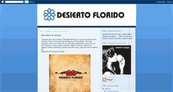 Desktop Screenshot of desiertofloridoblogger.blogspot.com