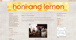 Desktop Screenshot of honiandlemon.blogspot.com