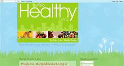 Desktop Screenshot of buffalohealthylivingnews.blogspot.com