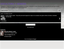 Tablet Screenshot of esculturaygenero.blogspot.com