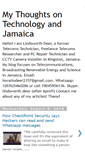 Mobile Screenshot of mythoughtsontechnologyandjamaica.blogspot.com