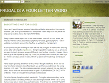 Tablet Screenshot of frugalisafourletterword.blogspot.com