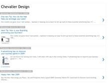 Tablet Screenshot of chevalierdesign.blogspot.com