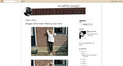 Desktop Screenshot of dutchbananas.blogspot.com
