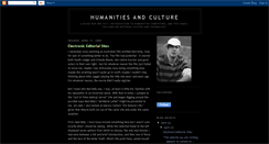 Desktop Screenshot of humanitiesandculture.blogspot.com