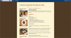 Desktop Screenshot of cadernodereceitasadri.blogspot.com