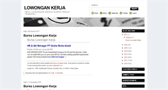 Desktop Screenshot of lowngankerja-baru.blogspot.com