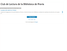 Tablet Screenshot of clublectura-pravia.blogspot.com