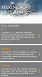 Mobile Screenshot of maxinecatering.blogspot.com