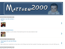 Tablet Screenshot of matthew2000.blogspot.com