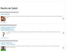 Tablet Screenshot of pastile-slabit.blogspot.com