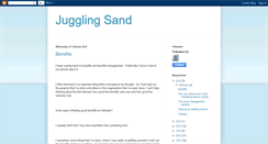 Desktop Screenshot of juggling-sand.blogspot.com