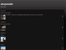 Tablet Screenshot of alexjumelin.blogspot.com