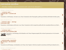 Tablet Screenshot of extensionmedios.blogspot.com