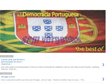 Tablet Screenshot of democraciaportuguesa.blogspot.com