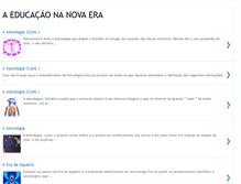 Tablet Screenshot of educacao-nova-era.blogspot.com