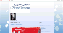 Desktop Screenshot of janejaneproductions.blogspot.com